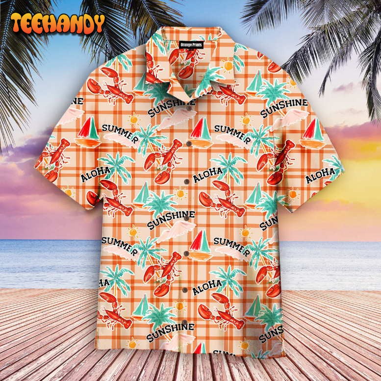 Aloha Summer Lobster To Sunshine Hawaiian Shirt