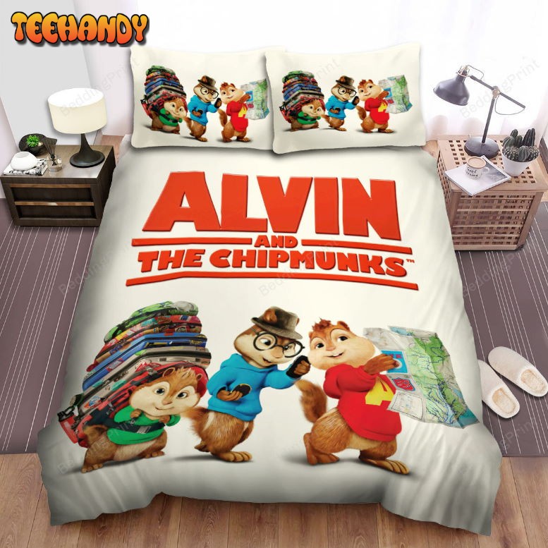 Alvin And The Chipmunks Group Travelling Duvet Cover Bedding Sets