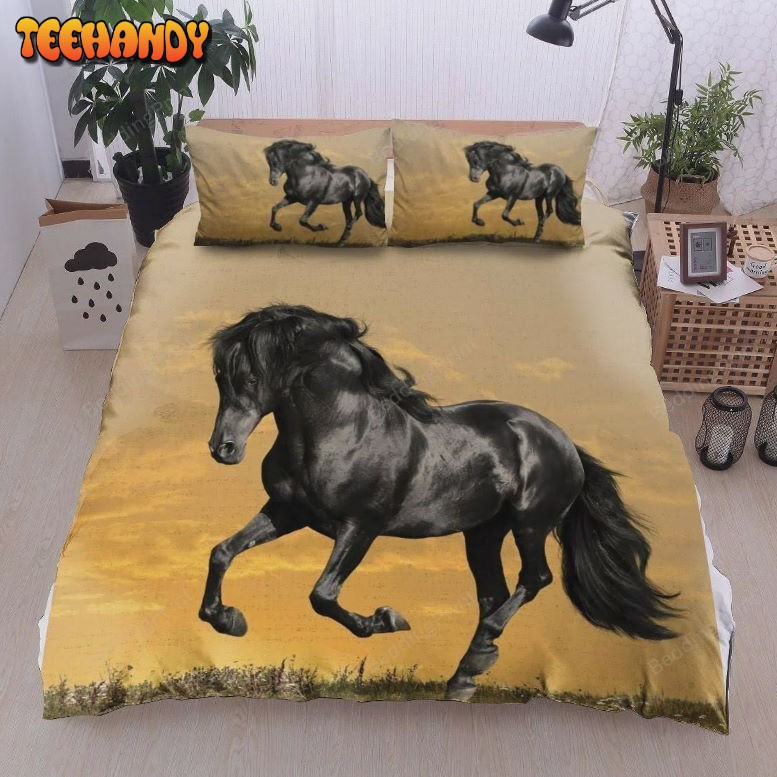 Amazing Black Horse Duvet Cover Bedding Sets