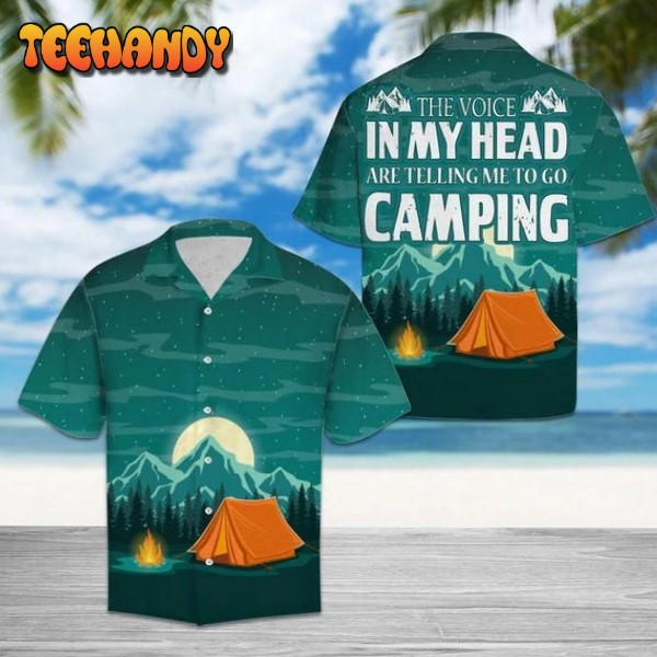 Amazing Camping Cool Design Aloha Hawaiian Shirt