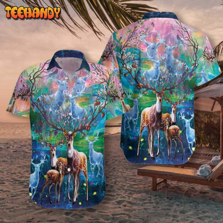 Amazing Deer Hawaiian Shirt