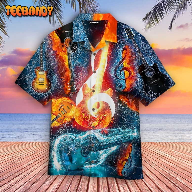 Amazing Music Note Guitar Hawaiian Shirt