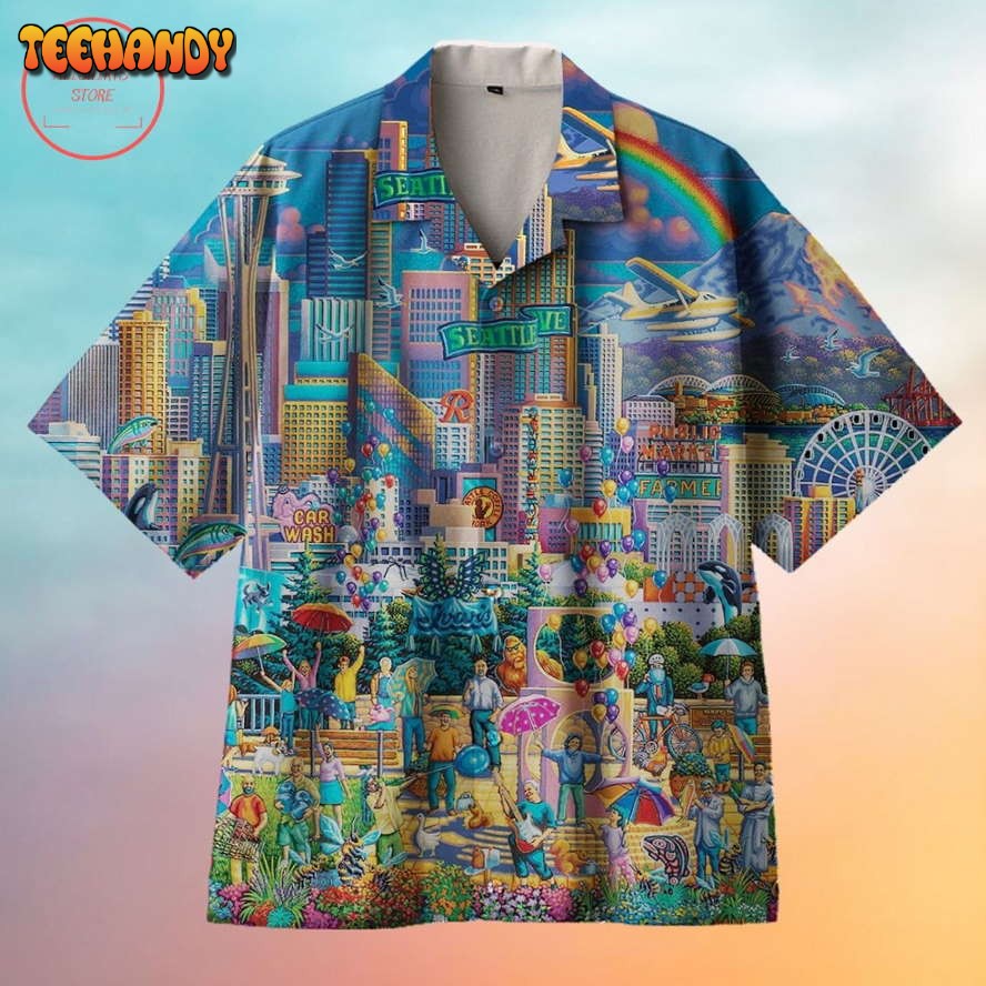 Amazing Seattle City Hawaiian shirt