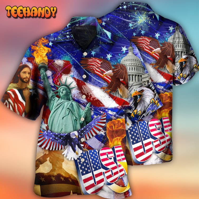 America Independence Day Hawaiian Shirt