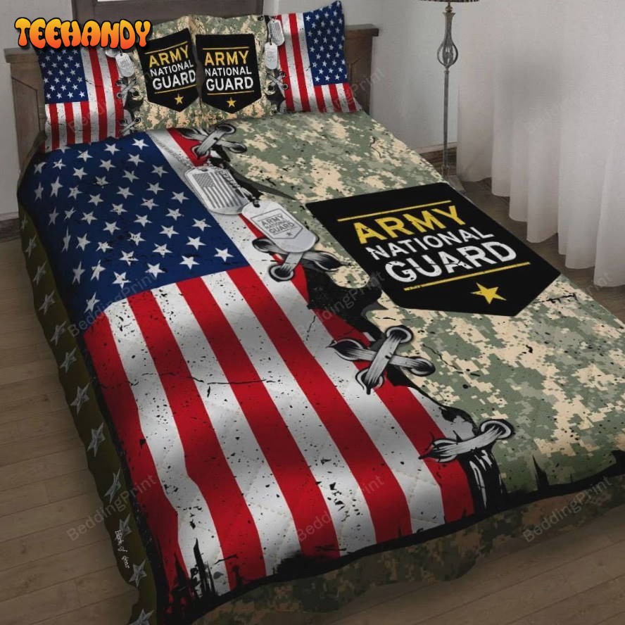 American Flag Army National Guard Duvet Cover Bedding Sets