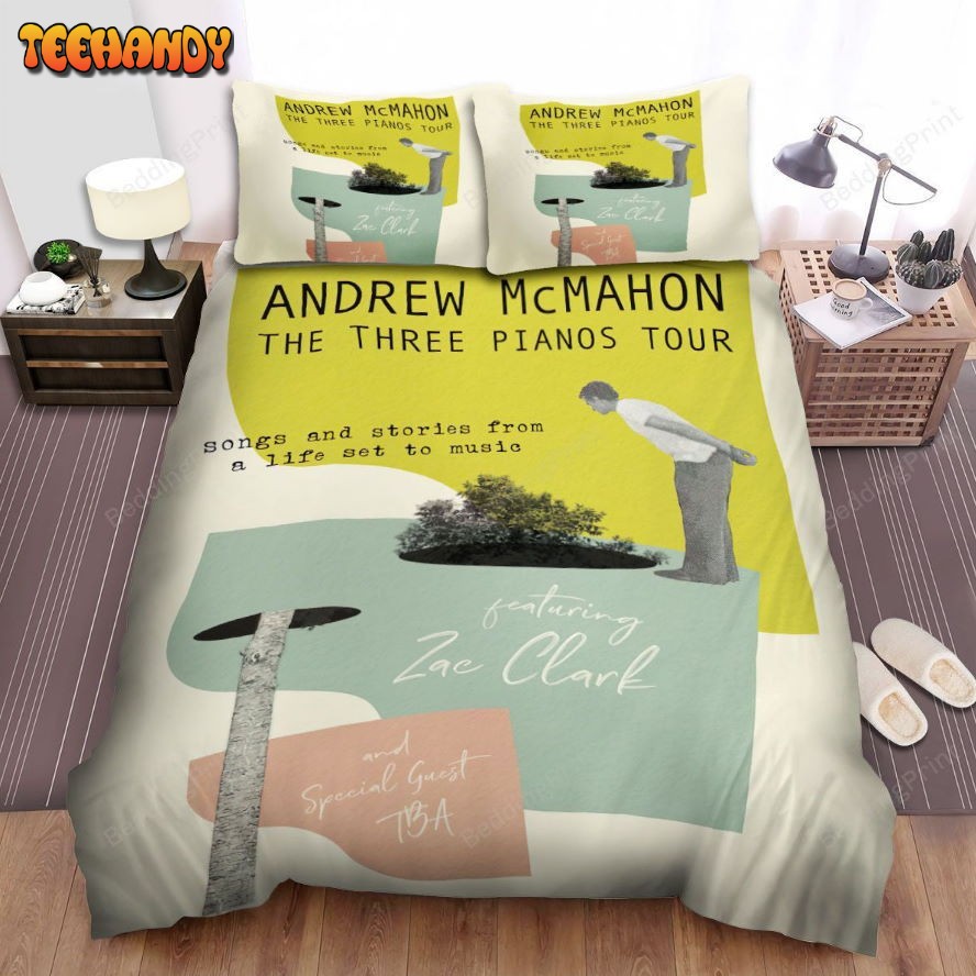 Andrew Mcmahon The Three Piano Tour Duvet Cover Bedding Sets