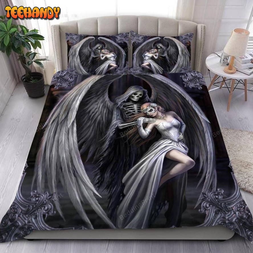 Angel Demon Skull Art Duvet Cover Bedding Sets