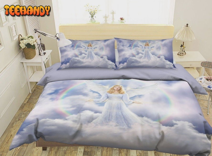 Angel Wings Rainbow Bedding Set