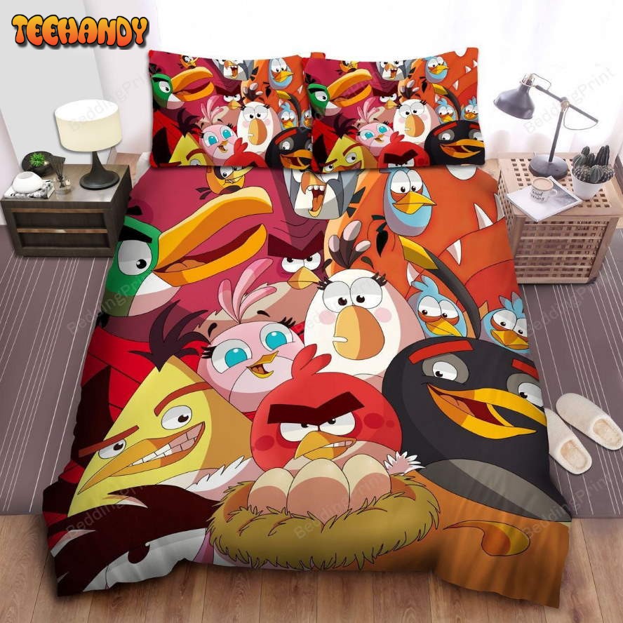 Angry Birds, Protect The Eggs Duvet Cover Bedding Sets