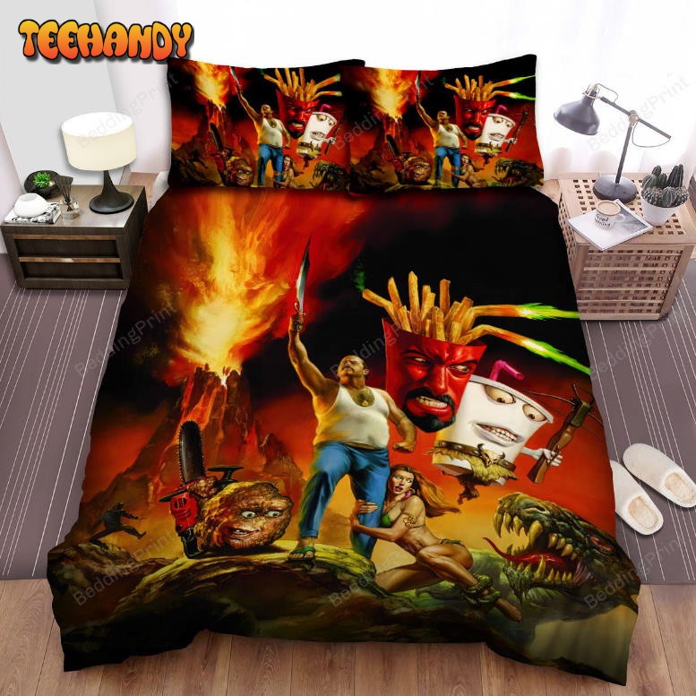 Aqua Teen Hunger Force Group In The Battle Bedding Sets