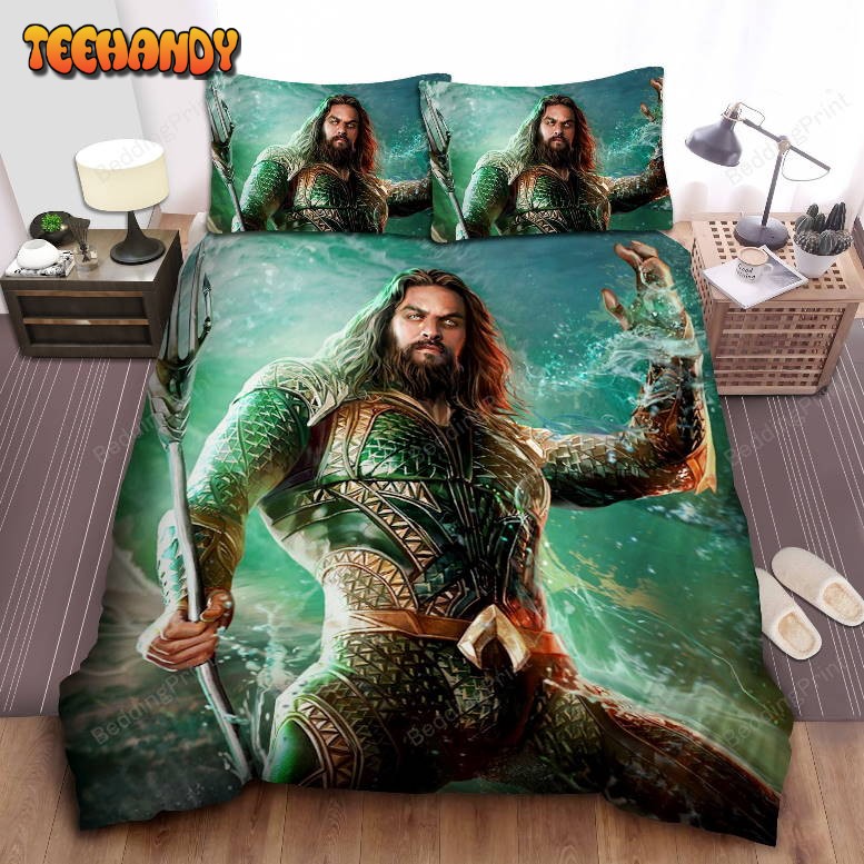 Aquaman The King Of Atlantis Illustration Bedding Sets