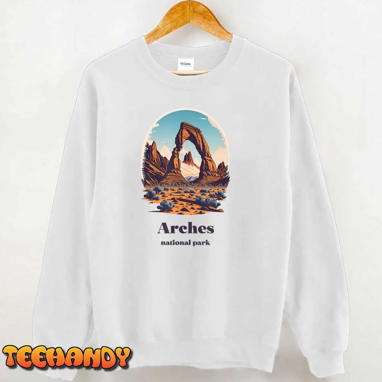 Arches National Park Utah Cool Vintage Style T-Shirt