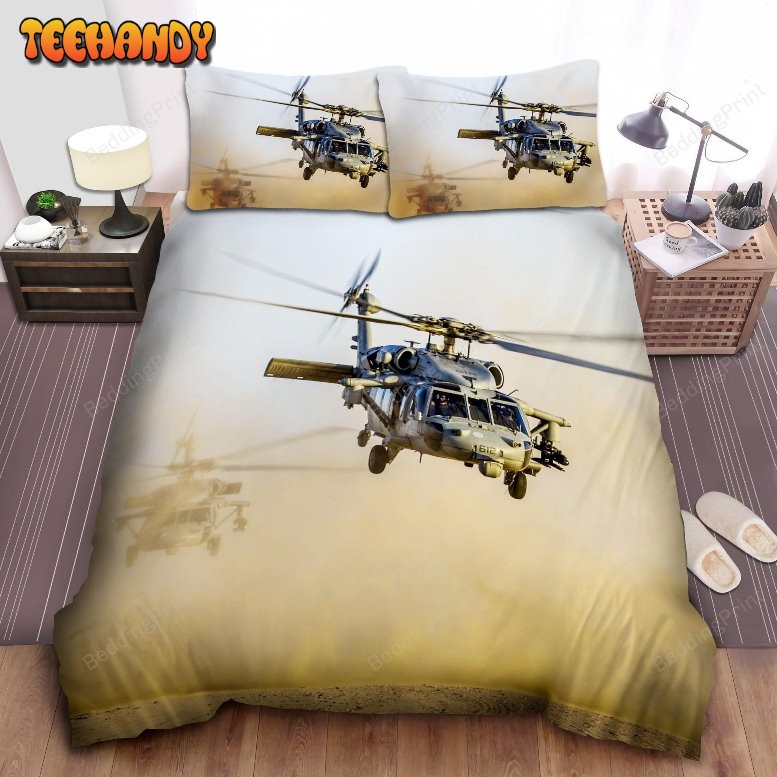 Army Black Hawk Helicopters Photograph Bedding Sets