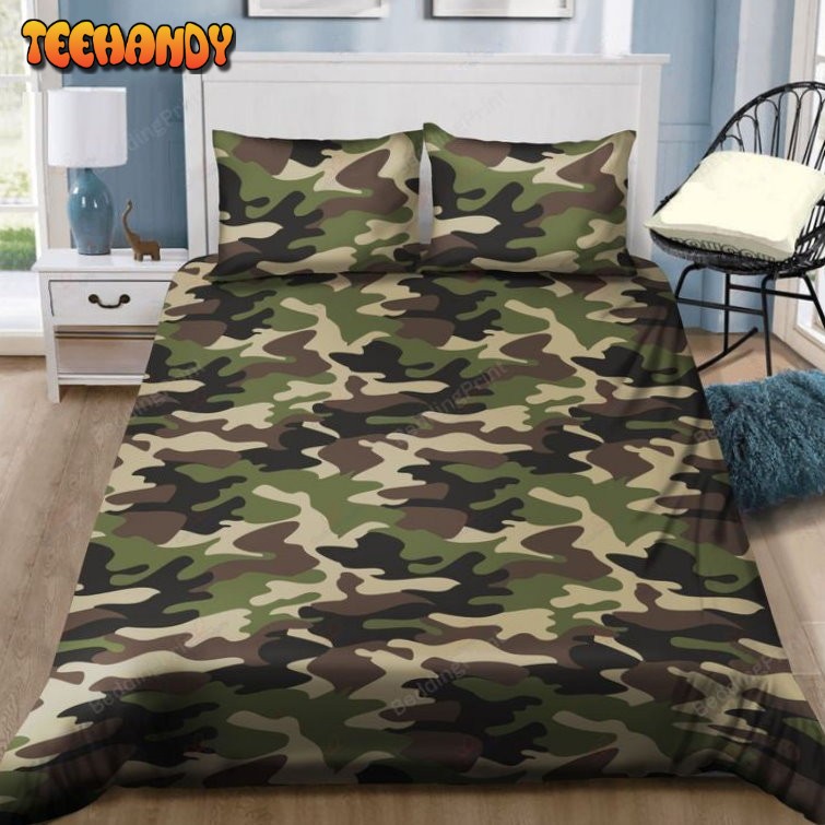 Army Green Camouflage Duvet Cover Bedding Sets