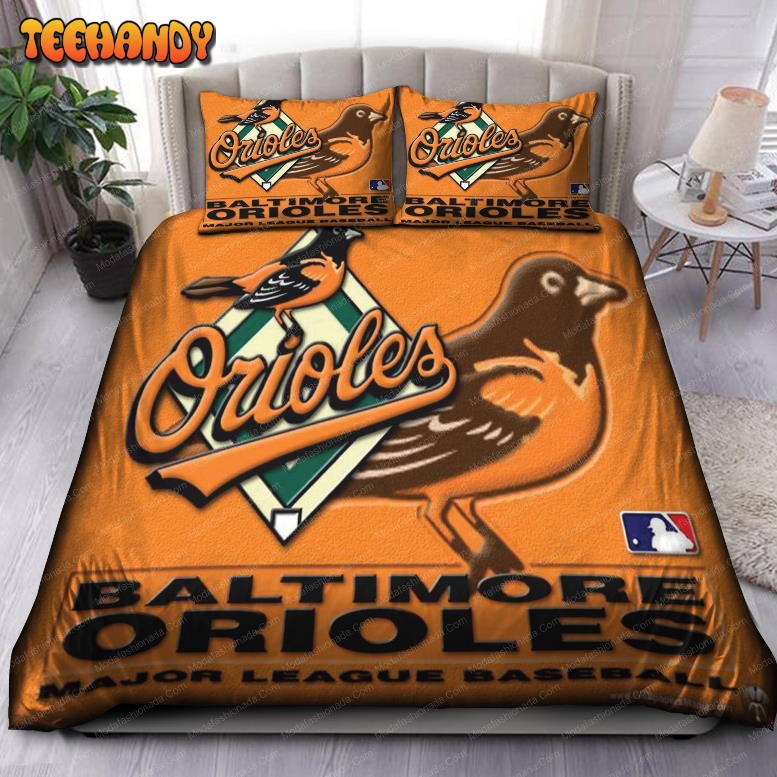 Art Baltimore Orioles Animal 53 V2 Bedding Set