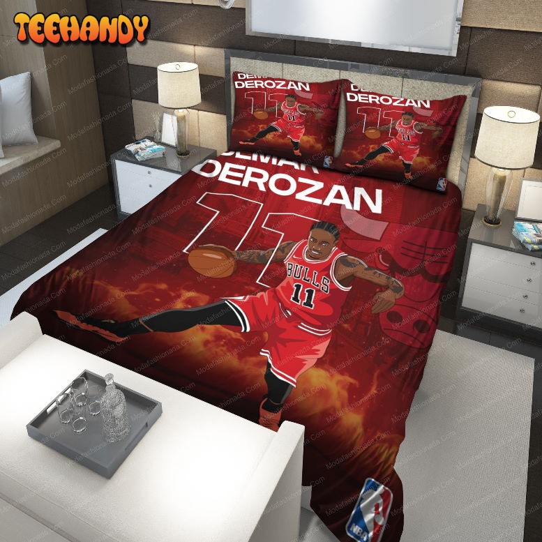 Art Demar Derozan Chicago Bulls NBA 210 Bedding Set