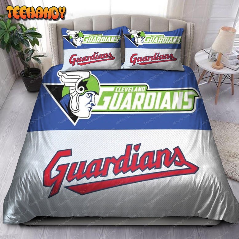 Art Logo Cleveland Guardians MLB 87 Bedding Set