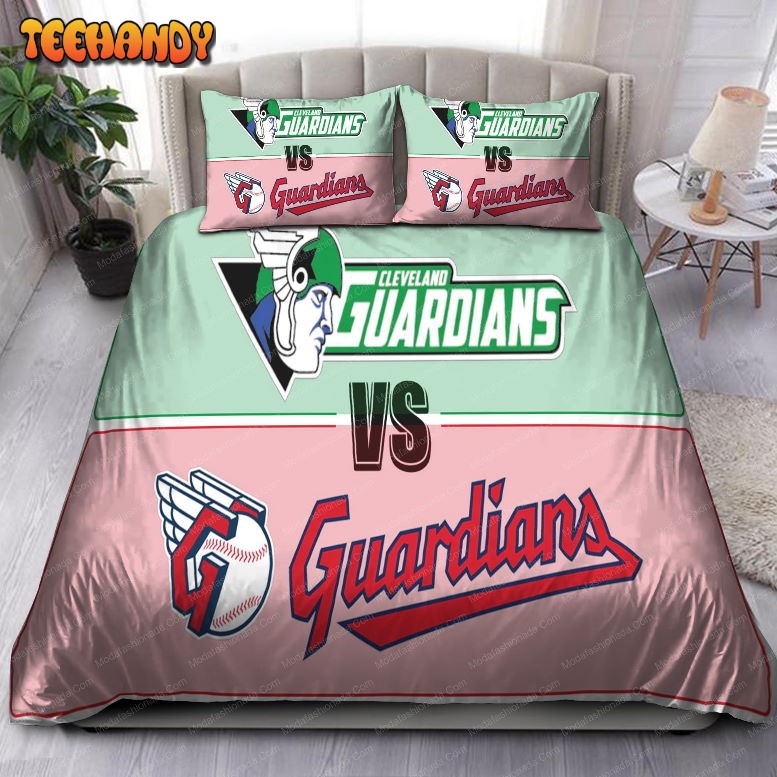 Art Logo Cleveland Guardians MLB 88 Bedding Set