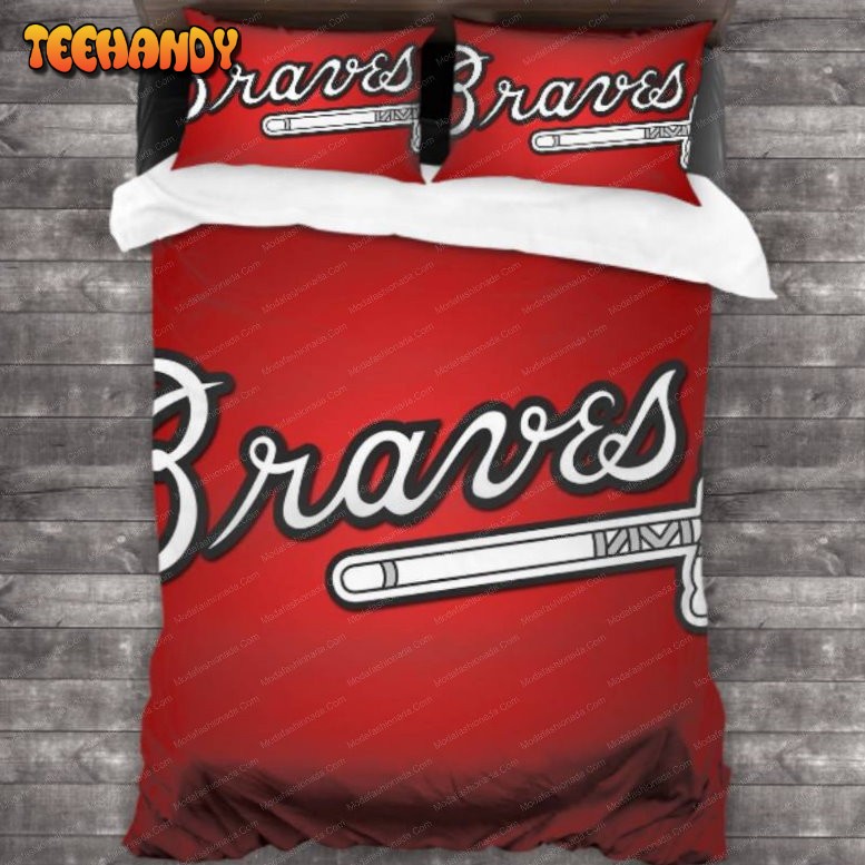 Atlanta Braves Baseball Sport 19 Bedding Set