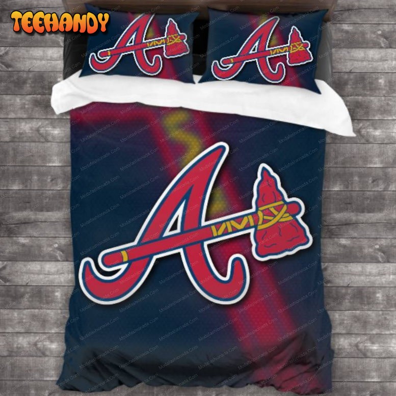 Atlanta Braves Baseball Sport 20 Bedding Set