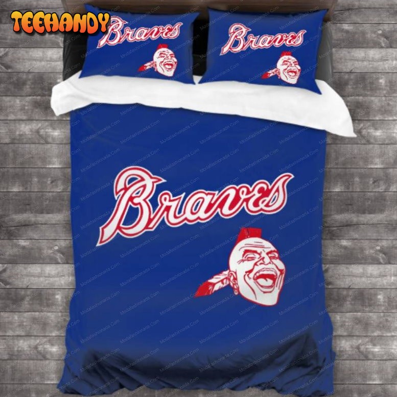 Atlanta Braves Baseball Sport 21 Bedding Set