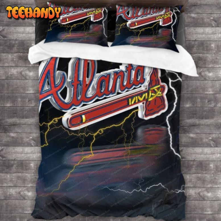 Atlanta Braves Baseball Sport 5 Bedding Set