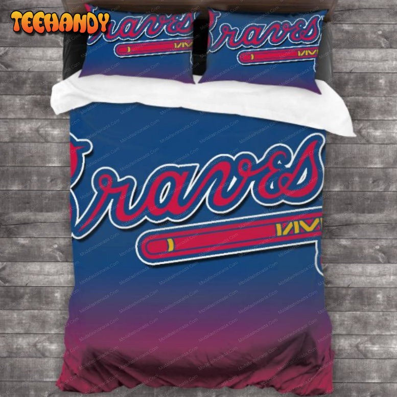 Atlanta Braves Baseball Sport 7 Bedding Set