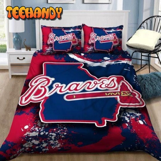 Atlanta Braves Bedding Set V3