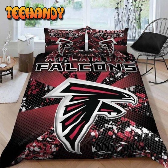 Atlanta Falcons 3D Logo Art Duvet Cover Bedding Set