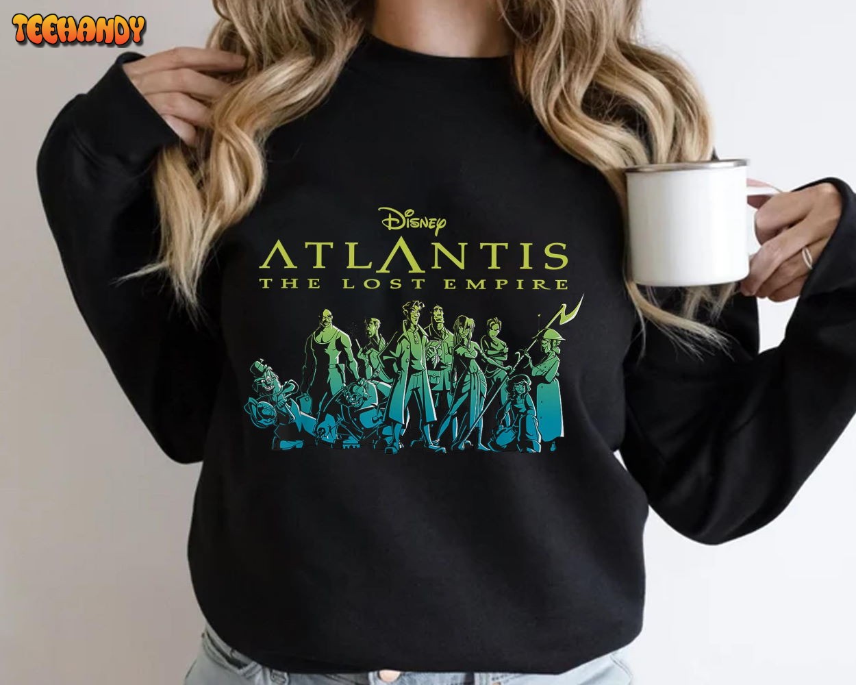 Atlantis The Lost Empire Characters Sweatshirt Disney and Pixar T-Shirts