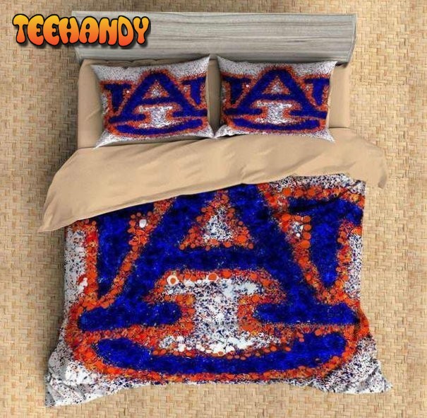 Auburn Tigers Football League Duvet Cover Bedding Set