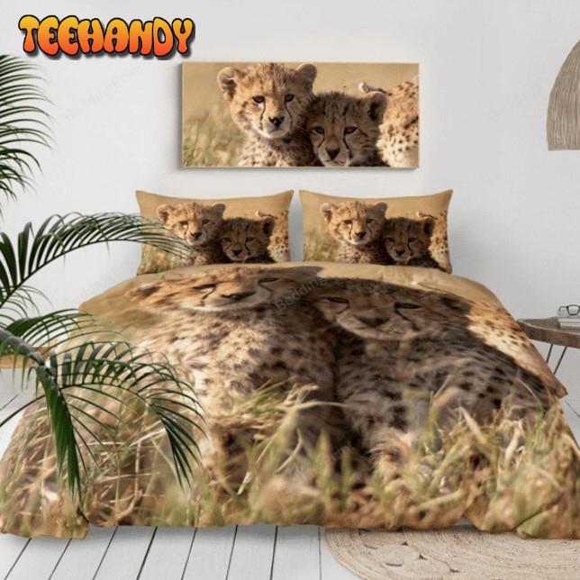 Baby Cheetah Duvet Cover Bedding Set