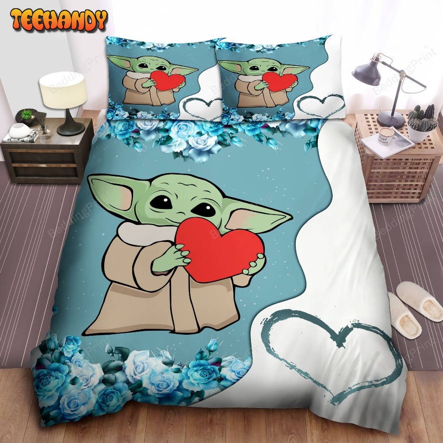 Baby Yoda Duvet Cover Bedding Set