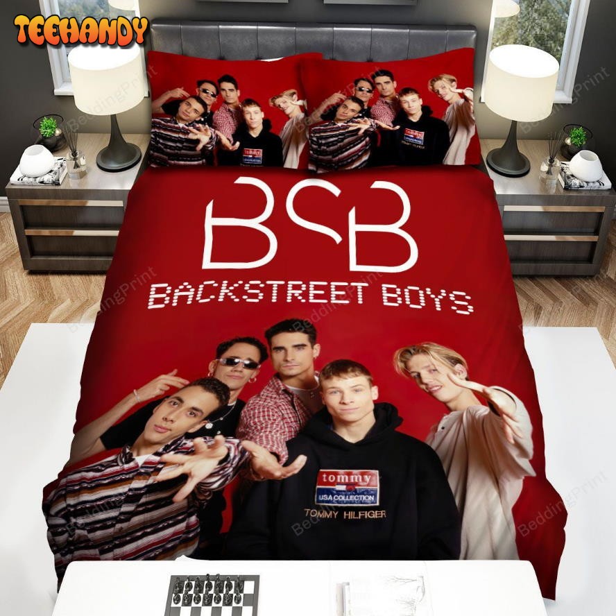 Backstreet Boys 90s Photoshoot Bedding Set