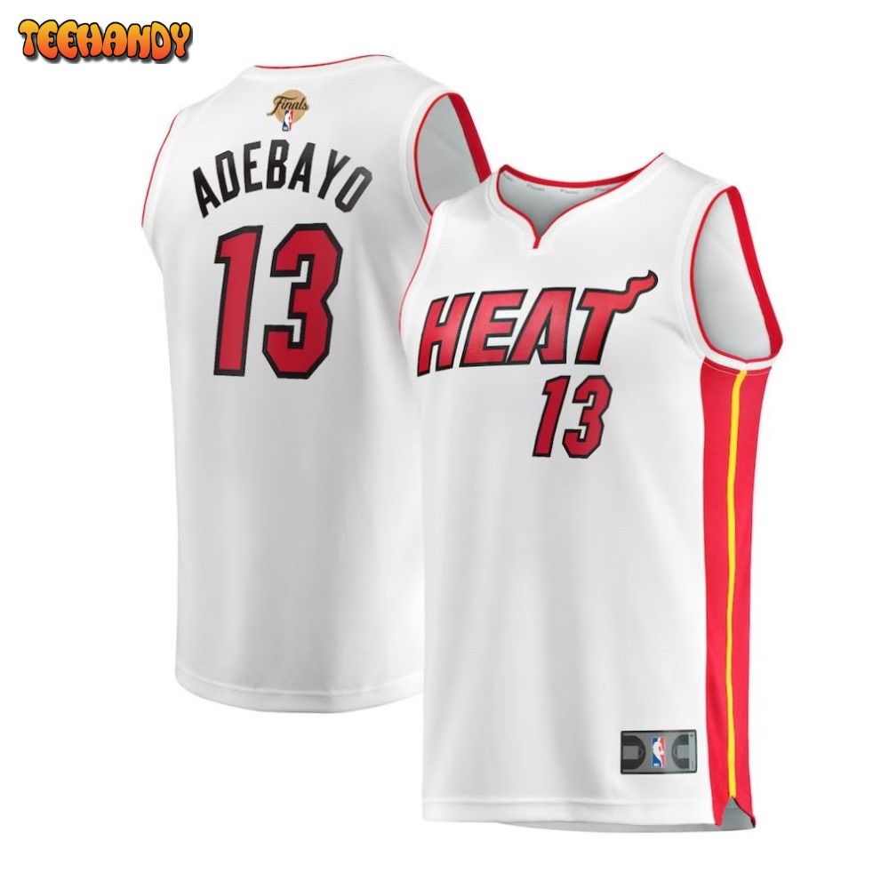 Bam Adebayo Miami Heat 2023 NBA Finals Fast Break Player Jersey – White