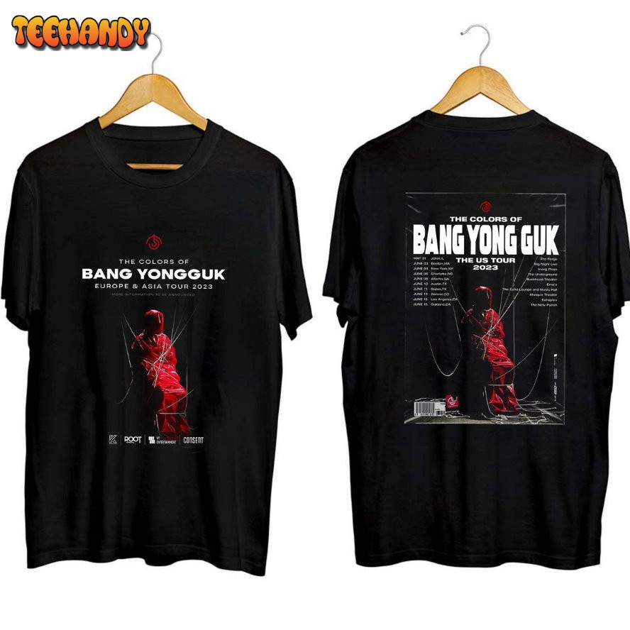 Bang Yong Guk The Colors Of Bang Yong Guk Tour Shirt