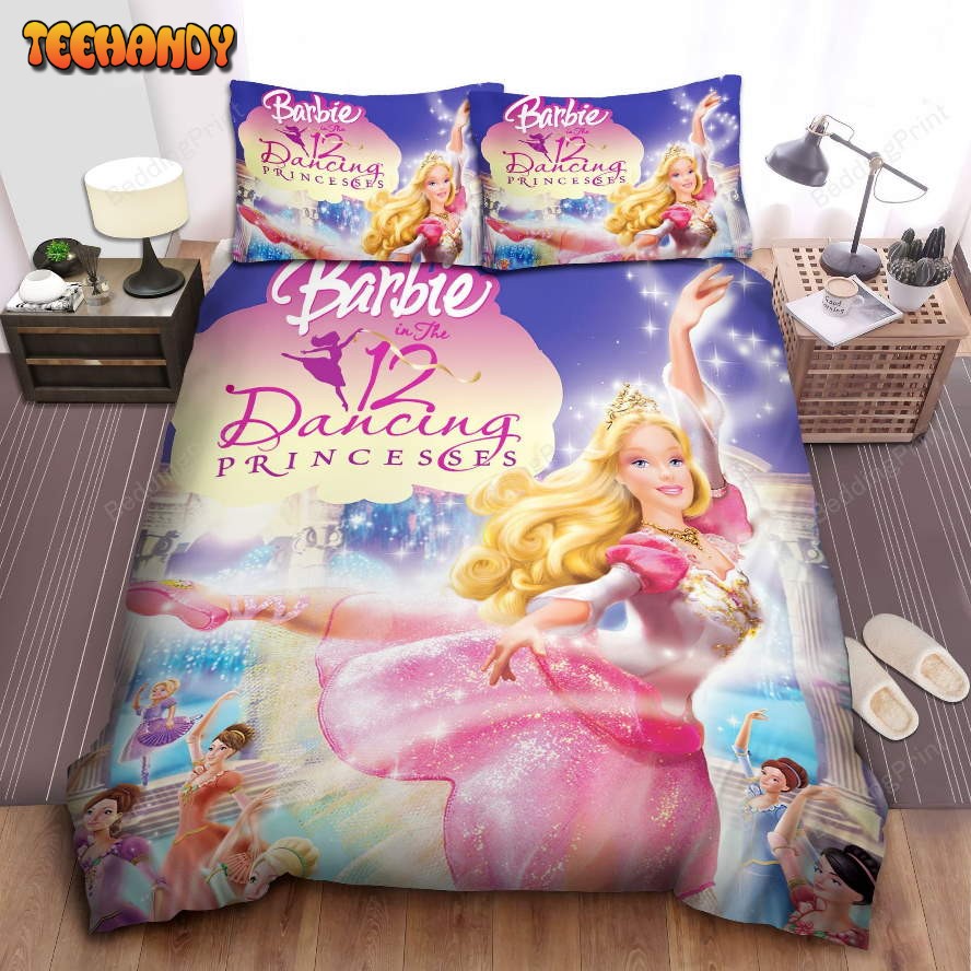 Barbie Dancing Bed Sheets Spread Duvet Cover Bedding Set