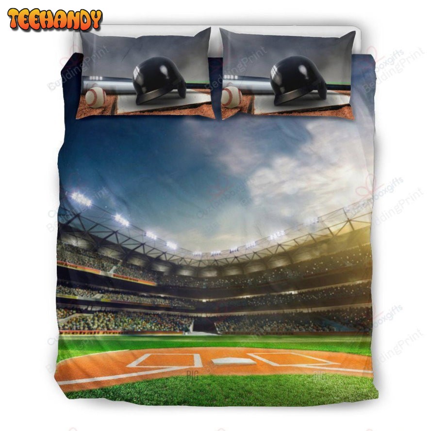 Baseball Field Bedding Set