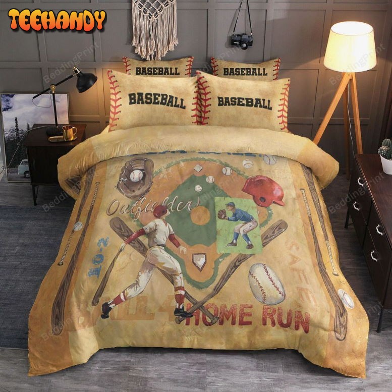 Baseball Home Run Duvet Cover Bedding Sets