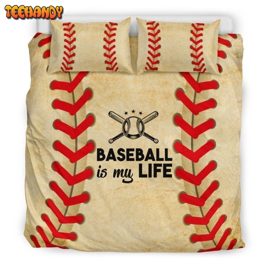 Baseball Is My Life Duvet Cover Bedding Sets