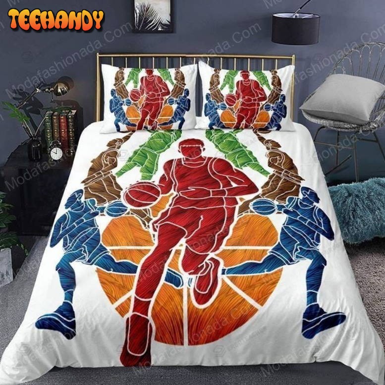 Basketball Colorful Players Sport 16 Bedding Set