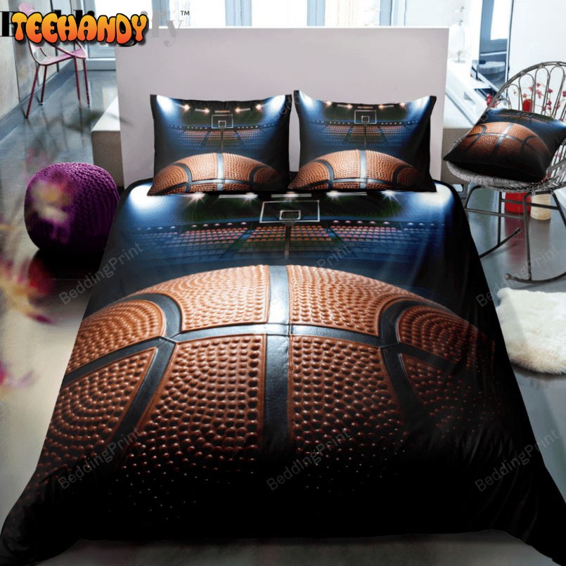 Basketball Court Stadium Bedding Set For Fans