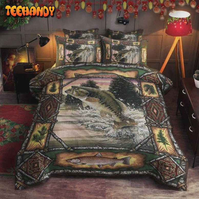 Bass Fishing Bed Sheets Duvet Cover Bedding Sets