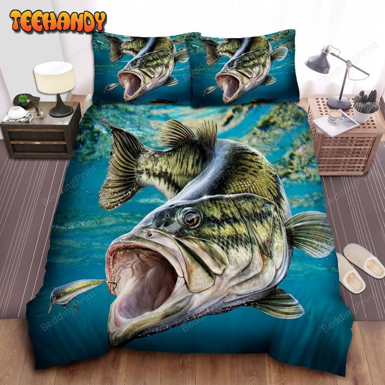 Bass Fishing Hunter Bedding Set