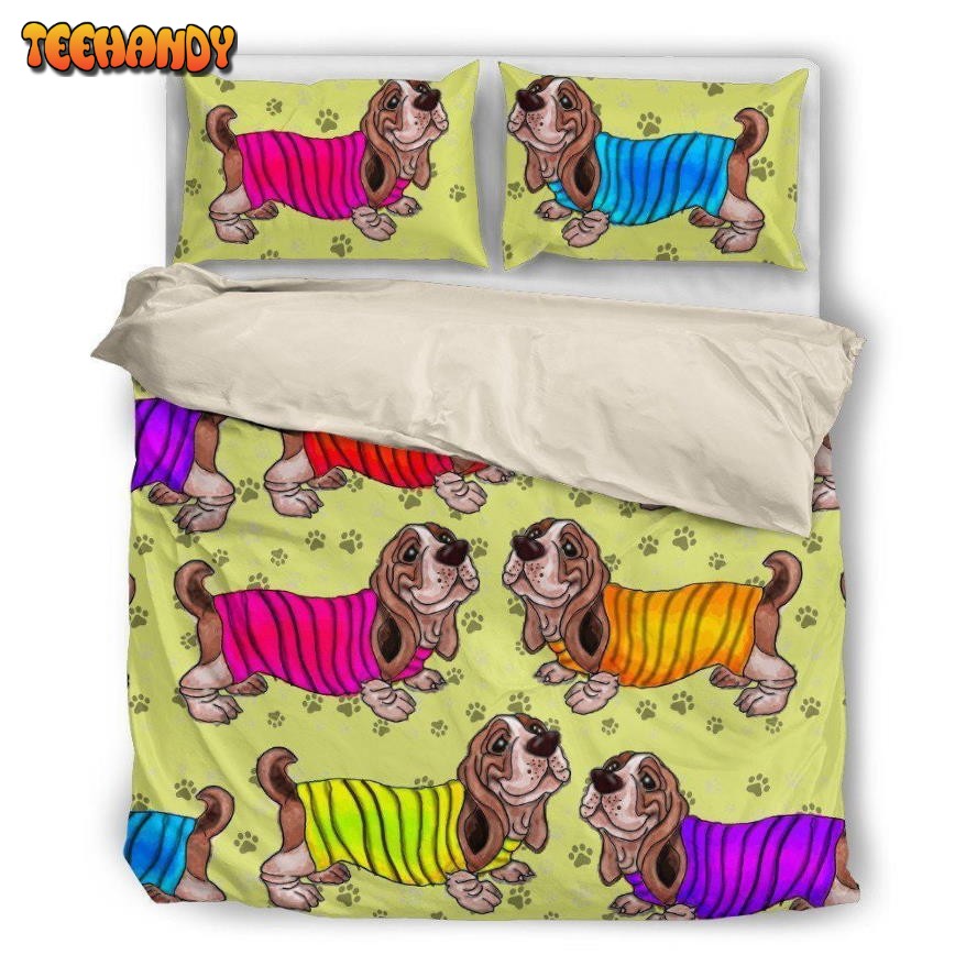 Basset Hound Duvet Cover Bedding Sets