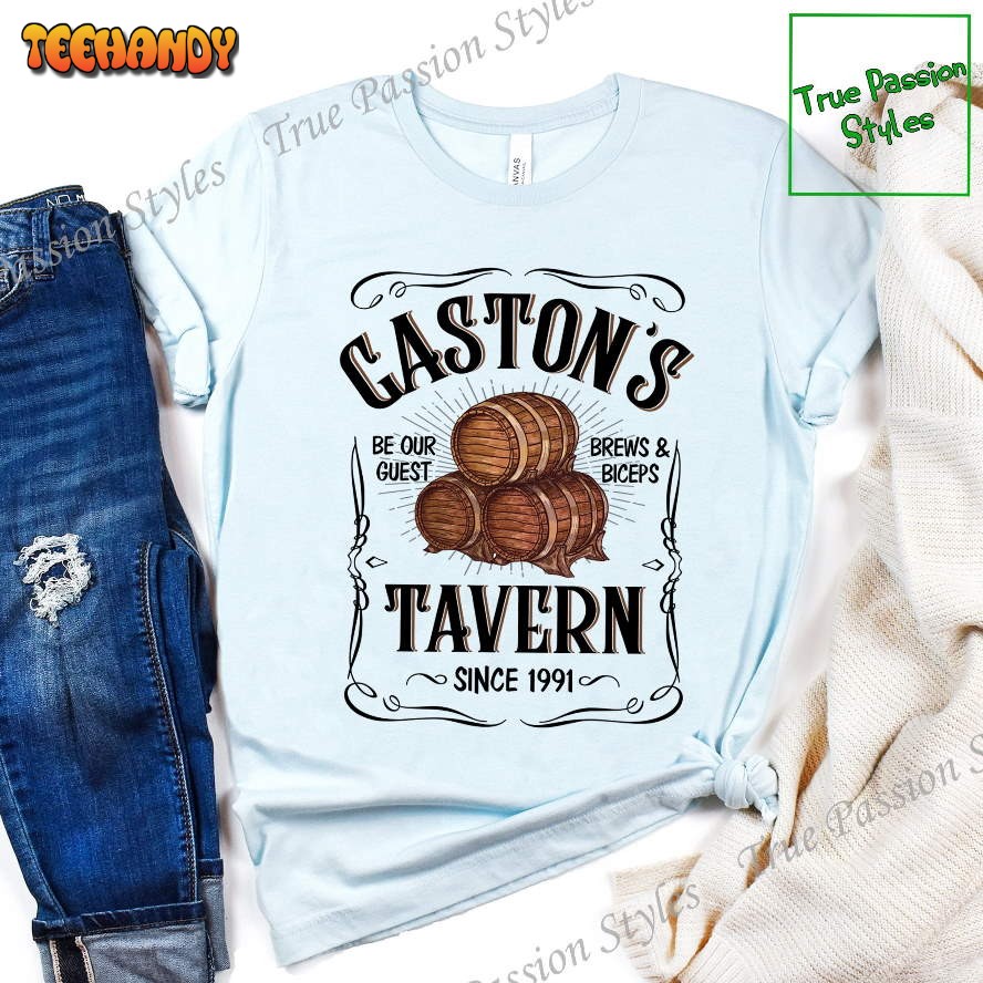 Beauty And The Beast Shirt, Disney Gaston’s Tavern Le Pub T Shirt