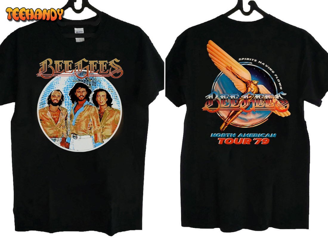 Bee Gees Spirits Having Flown North American Tour 1979 T-Shirt