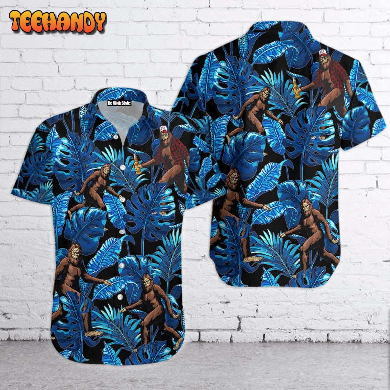 Bigfoot Aloha Hawaiian Shirt