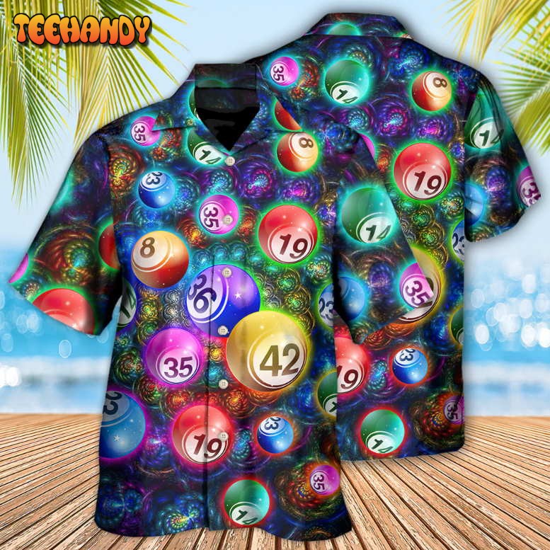 Billiard Funny Neon Colorful Hawaiian Shirt