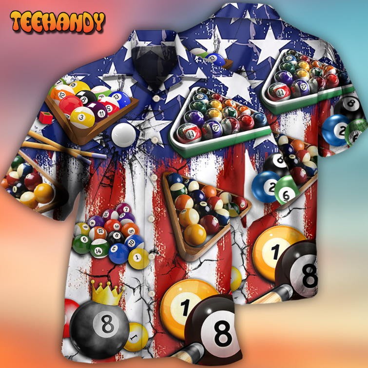 Billiard Independence Day Hawaiian Shirt